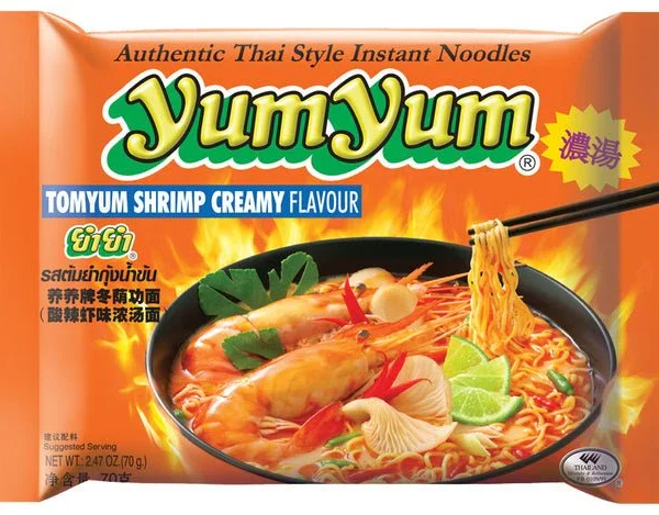 Yum Yum Tomyum Shrimp Creamy Flavor (5pces) 350g