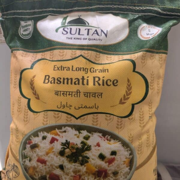 Basmati Rice 5kg (Sultan)