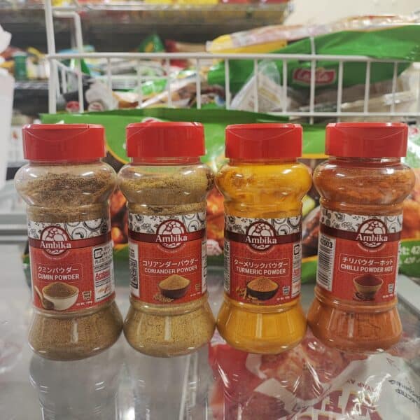 Ambika 100G powder Combo (Turmeric +Chilli+Coriander+Cumin)