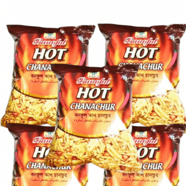 Bonoful 5 pack Chanachur Combo Satlin (130g×5)