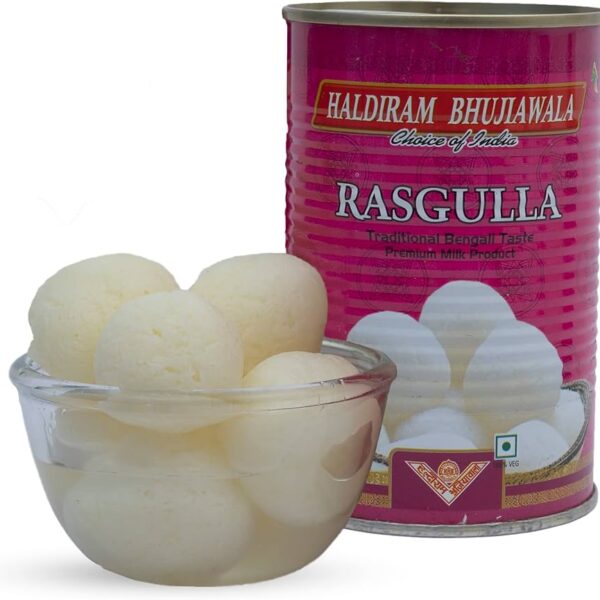 Canned Rosogullah  500g (Haldirams)