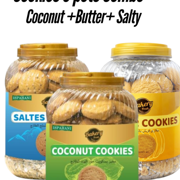3Pots Cookies Combo (850g×3) Ispahani