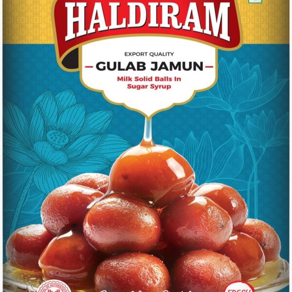 Canned Gulab Jamun  500g (Haldirams)
